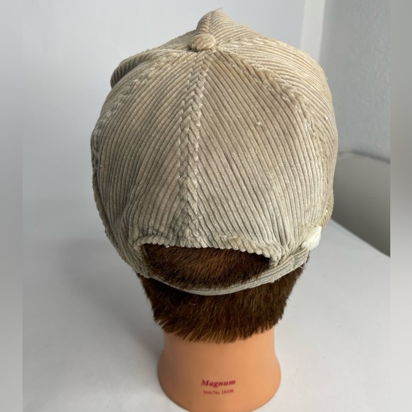 Vintage Los Angeles Raiders Sports Script SnapBack Hat Corduroy 80s NFL - Picture 5 of 8